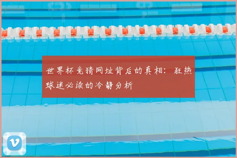 世界杯竞猜网址背后的真相：狂热球迷必读的冷静分析